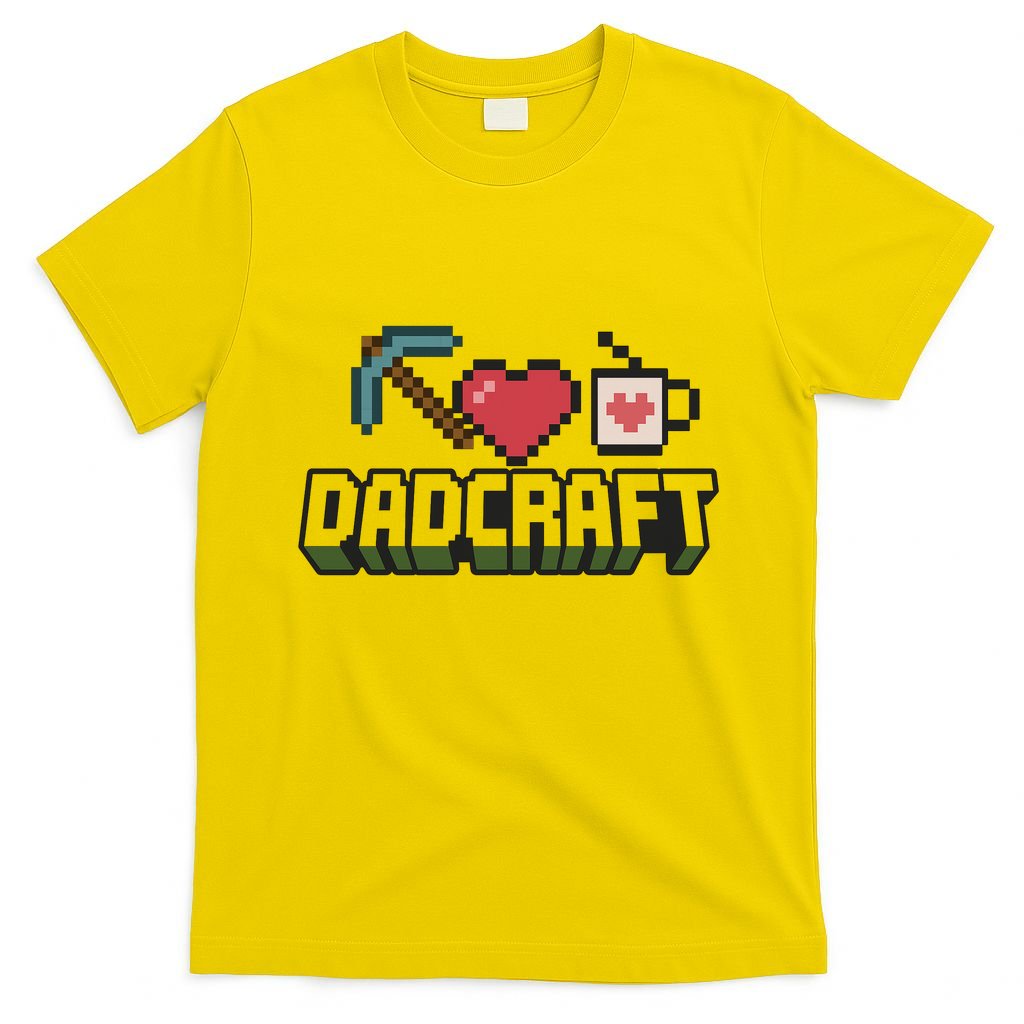 Dadcraft Funny Father's Day Gamer Gift T-Shirt