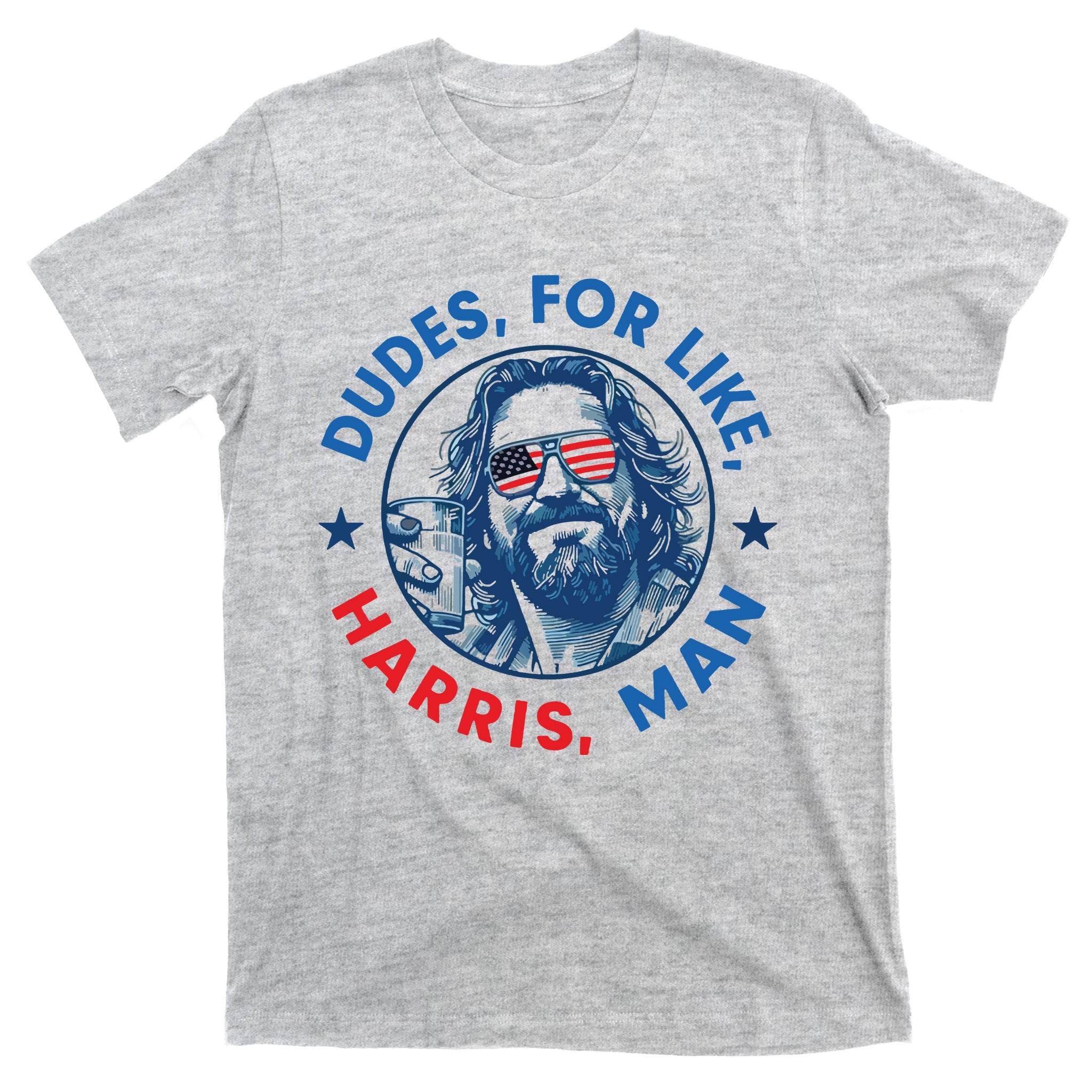 Dudes For Harris Kamala 2024 Madam President Democrat T-Shirt