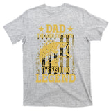 Dad Fishing Legend Flag T-Shirt
