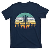 Disc Golf Retro Shirt, Sunset Vintage Frisbee Golf T-Shirt