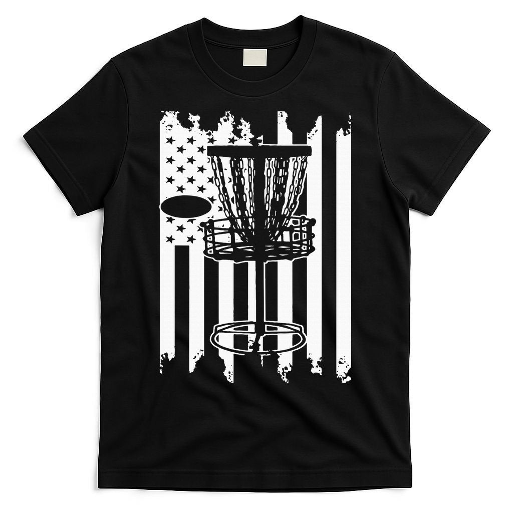 Disc Golf Usa Flag T-Shirt