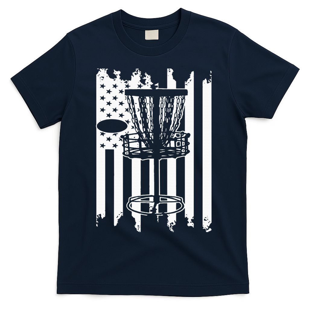 Disc Golf Usa Flag T-Shirt