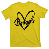 Dodgers Heart Sport Lover Fan T-Shirt