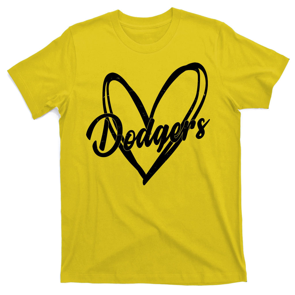 Dodgers Heart Sport Lover Fan T-Shirt