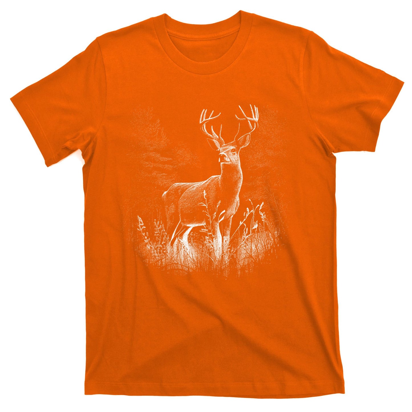 Deer In Nature Realistic T-Shirt