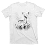 Deer In Nature Realistic T-Shirt