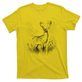 Deer In Nature Realistic T-Shirt
