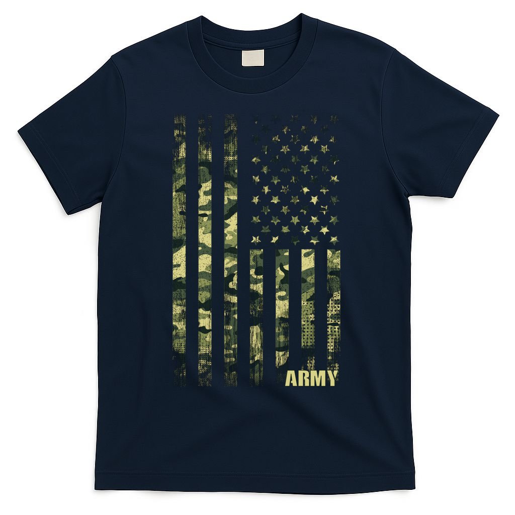 Distressed Army USA Flag T-Shirt