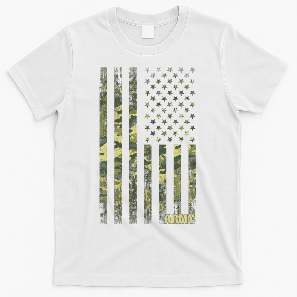 Distressed Army USA Flag T-Shirt