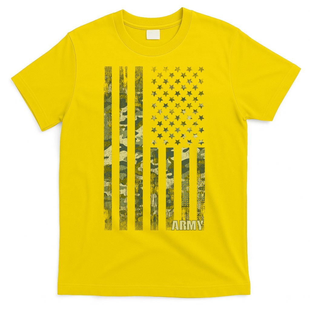 Distressed Army USA Flag T-Shirt