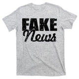 Distressed Fake News Logo T-Shirt