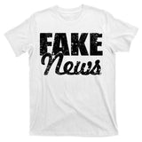 Distressed Fake News Logo T-Shirt
