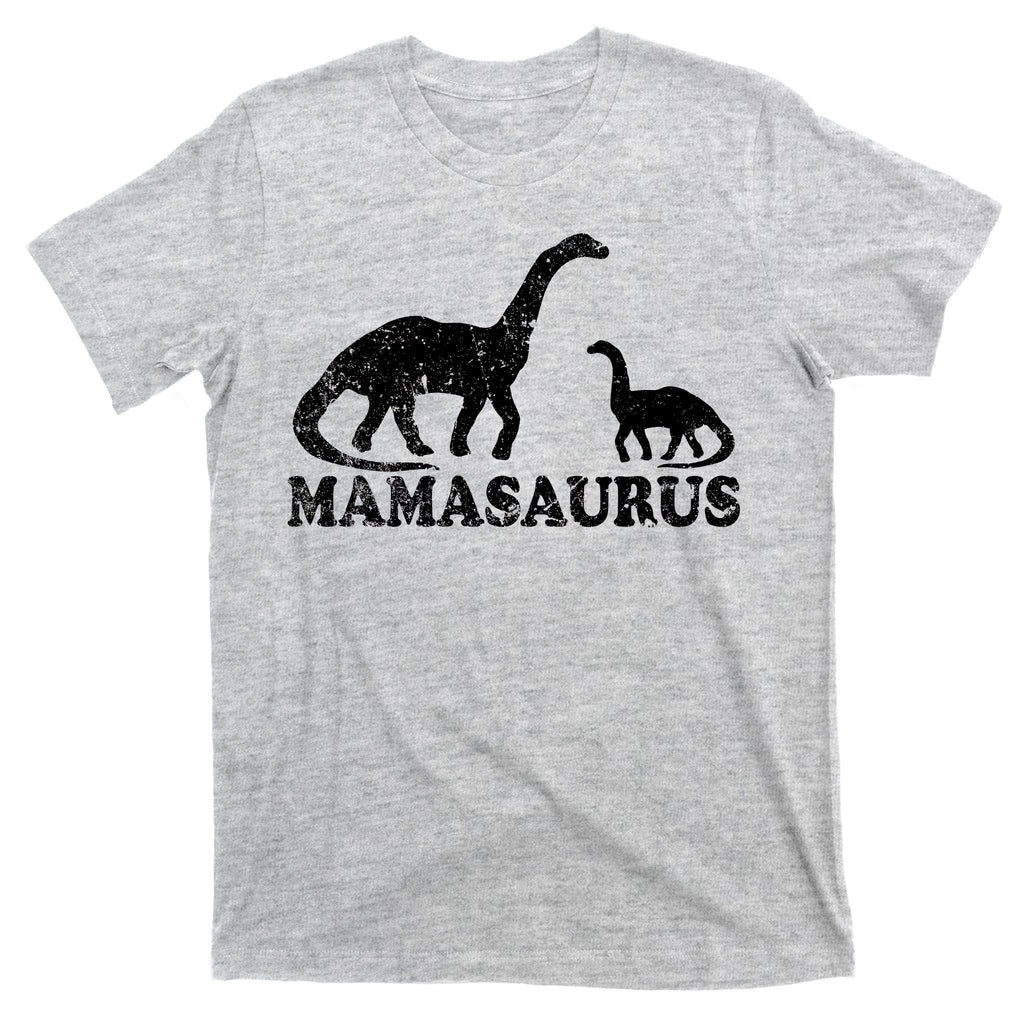Distressed Mamasaurus Mom Mama Mother Dinosaur T-Shirt