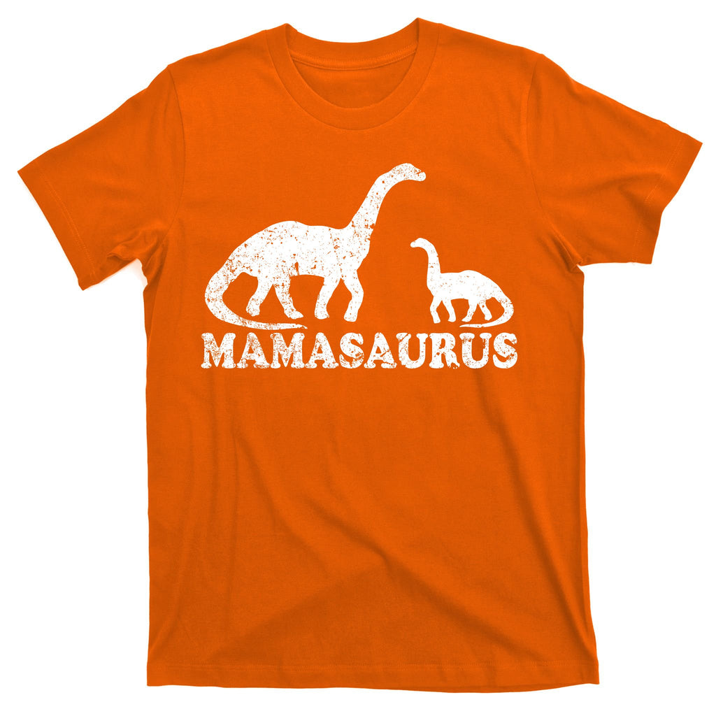 Distressed Mamasaurus Mom Mama Mother Dinosaur T-Shirt