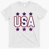 Distressed USA Patriotic Logo T-Shirt