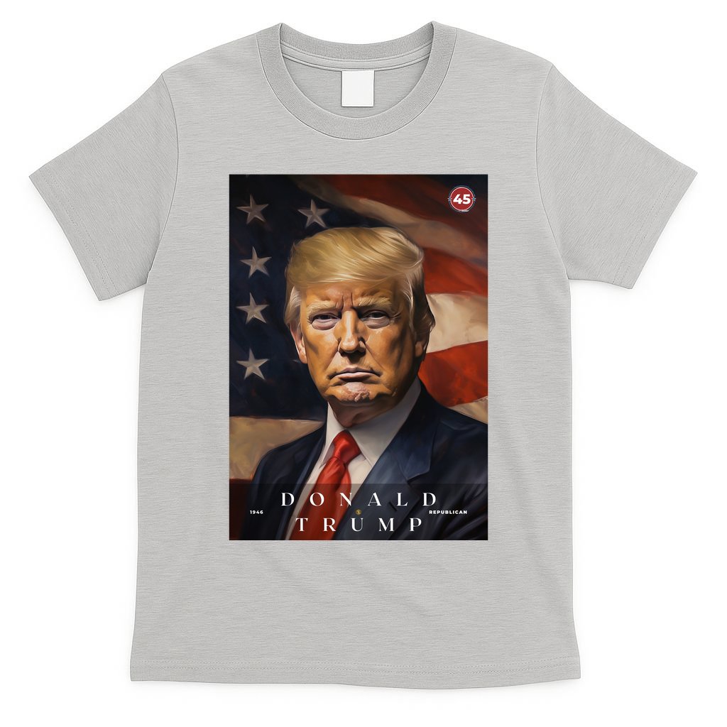 Donald J Trump 45th President Of The United States Portrait T-Shirt
