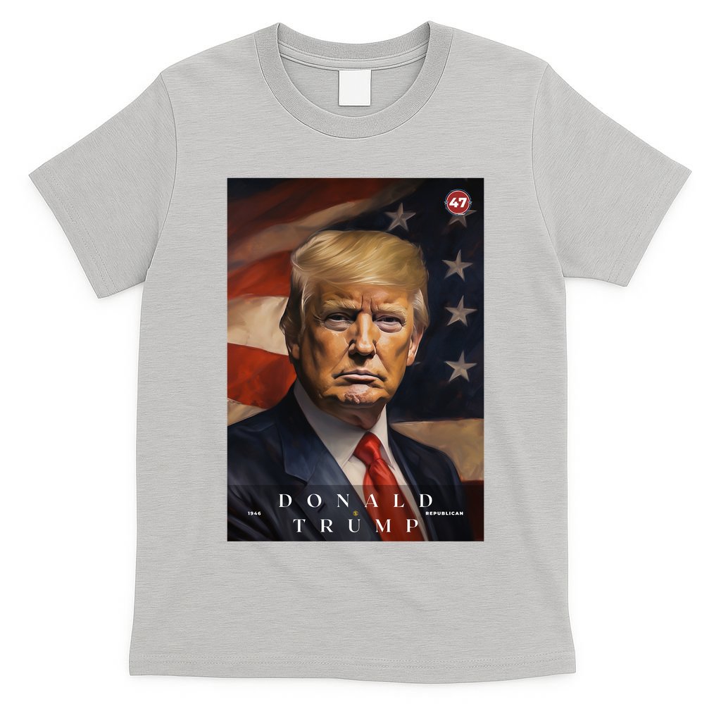 Donald J Trump 47th President Of The United States Portrait T-Shirt