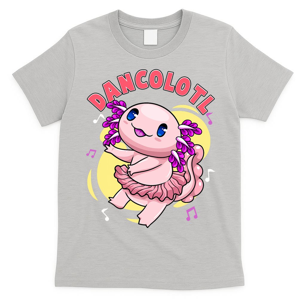 Dancolotl Kawaii Axolotl Dancing Axolotl Lover Ballet Dancer T-Shirt