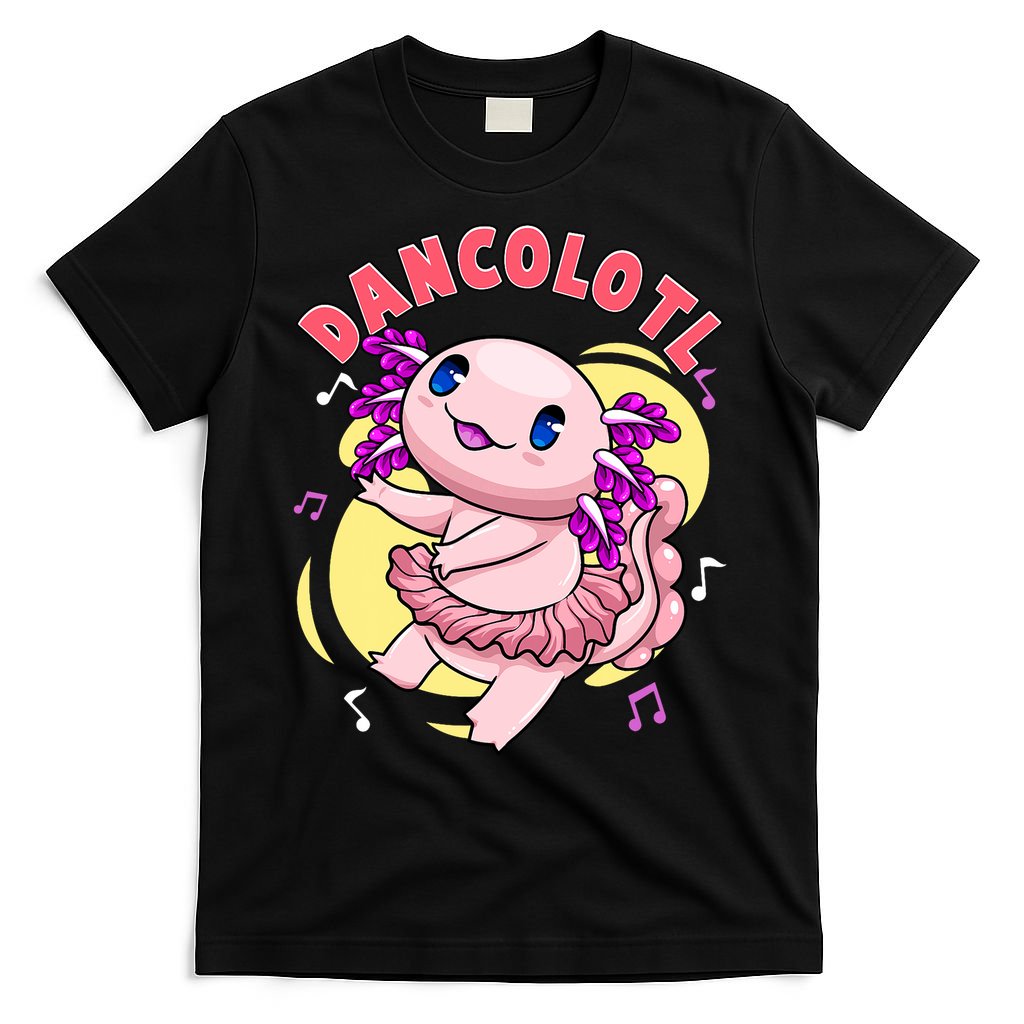 Dancolotl Kawaii Axolotl Dancing Axolotl Lover Ballet Dancer T-Shirt