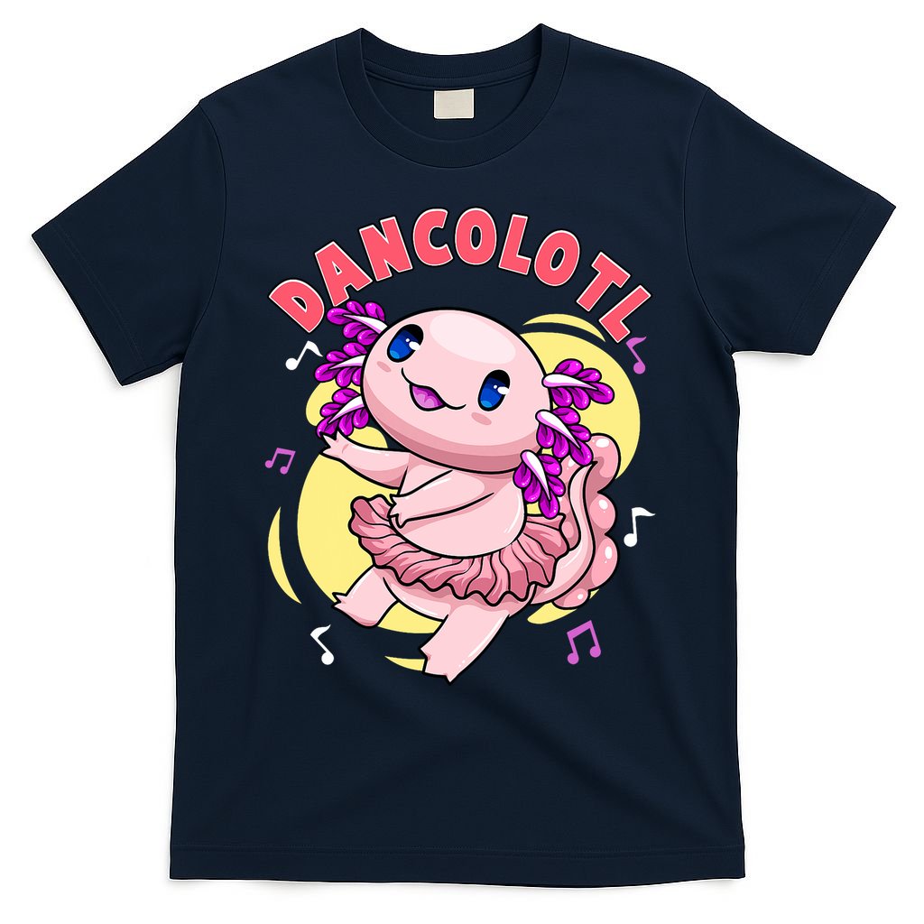 Dancolotl Kawaii Axolotl Dancing Axolotl Lover Ballet Dancer T-Shirt