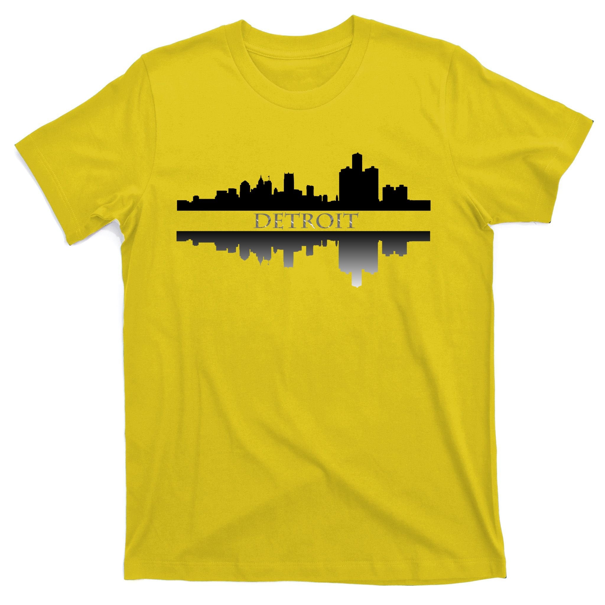 Detroit Mirrored Skyline T-Shirt
