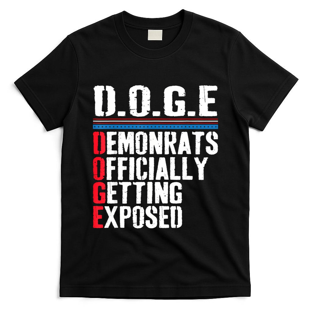 Democrat Officially Getting Exposed Trump 2025 T-Shirt