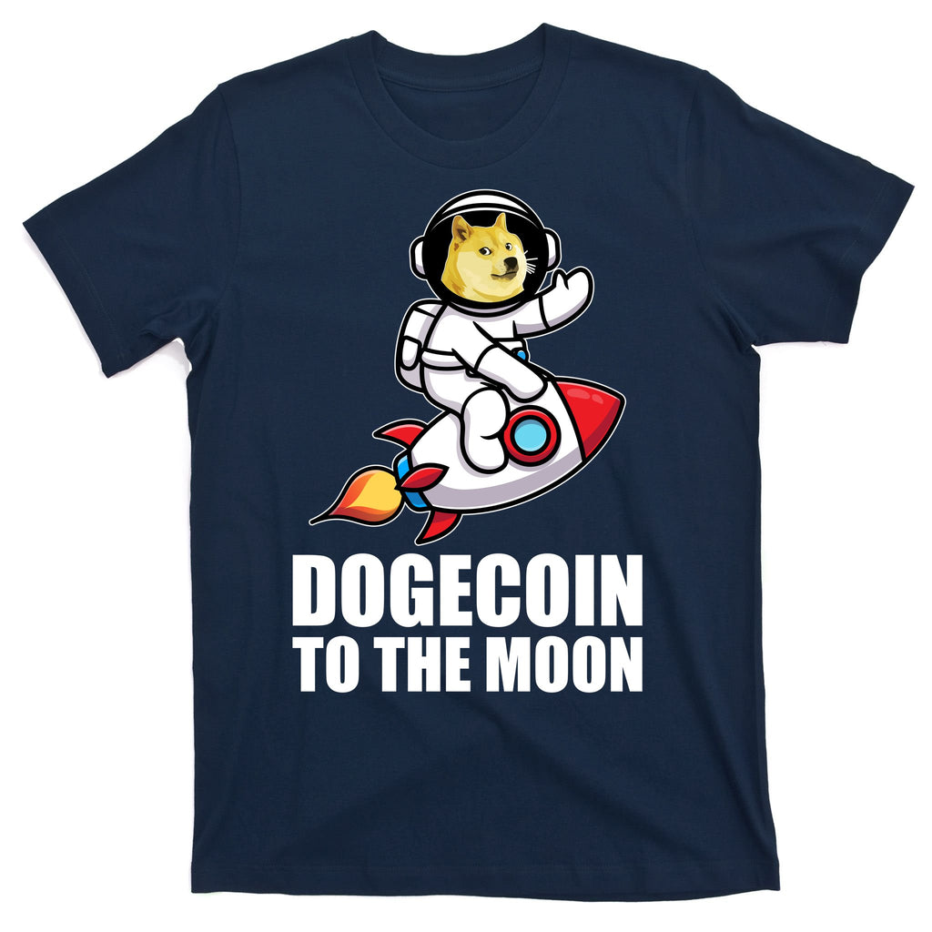 DogeCoin To The Moon Doge Crypto T-Shirt