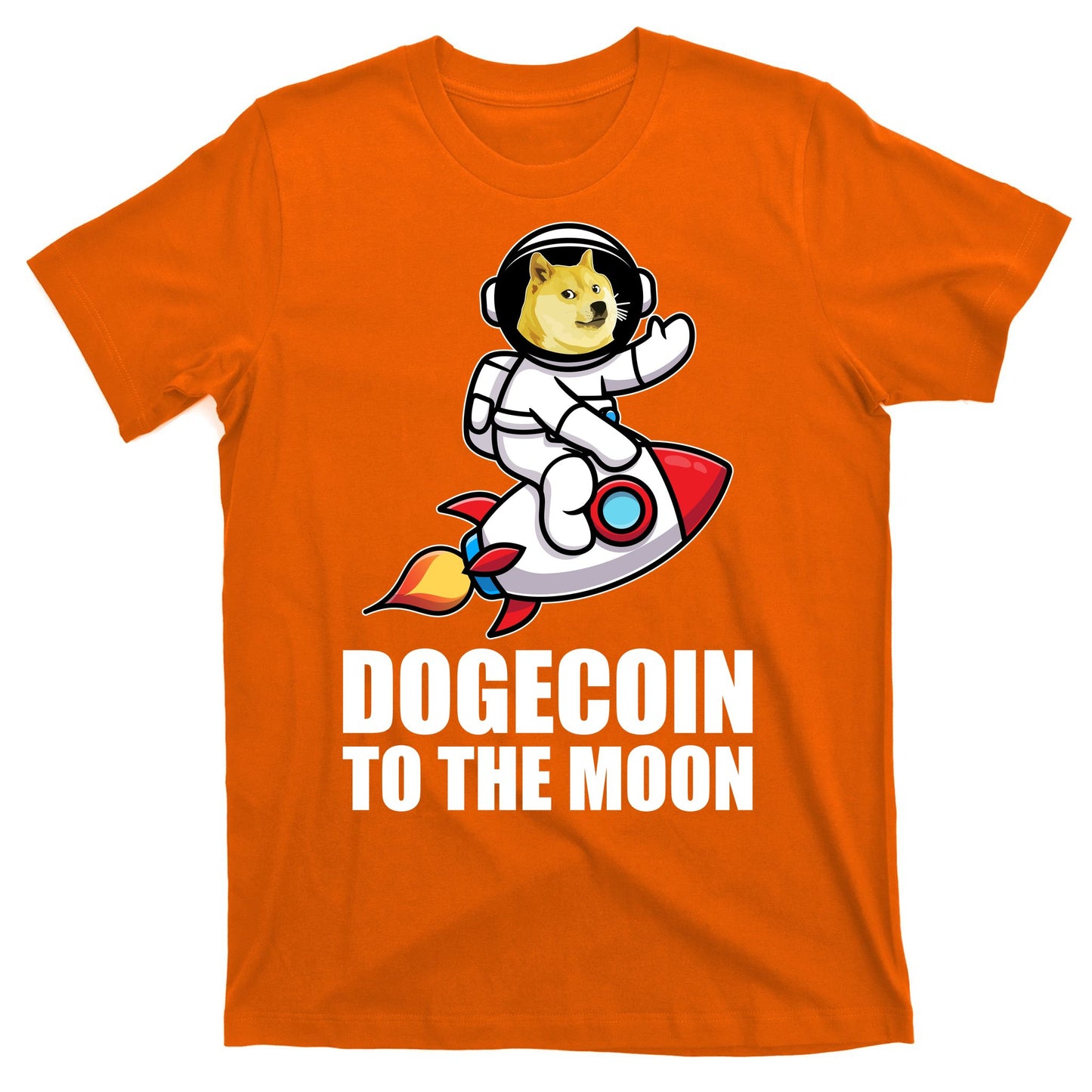 DogeCoin To The Moon Doge Crypto T-Shirt