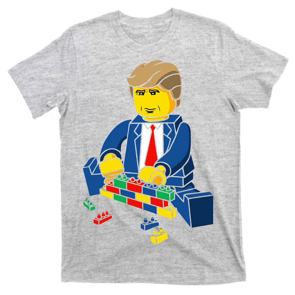 Donald Trump Building a Wall out of Toys T-Shirt