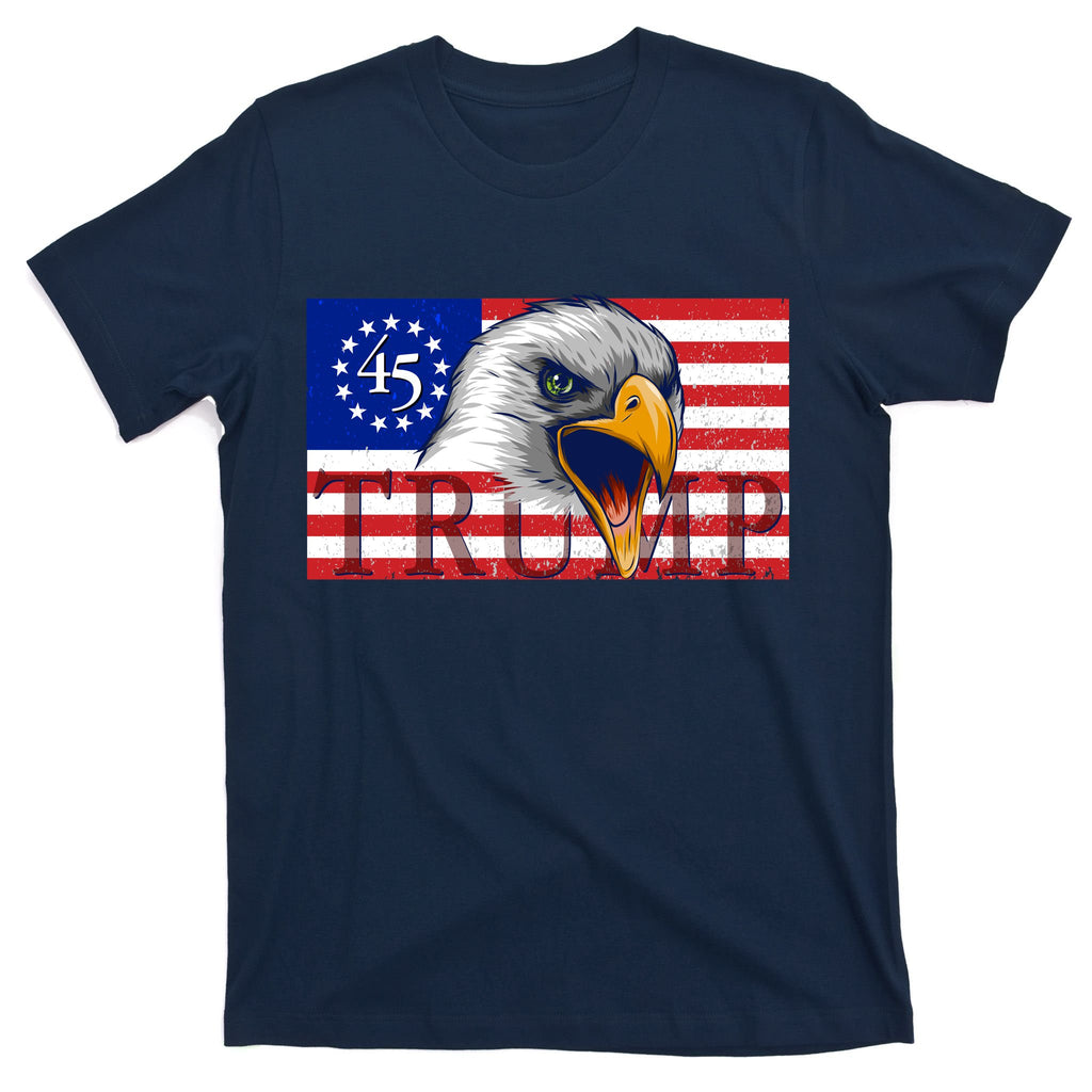Donald Trump Eagle Betsy Ross Flag T-Shirt