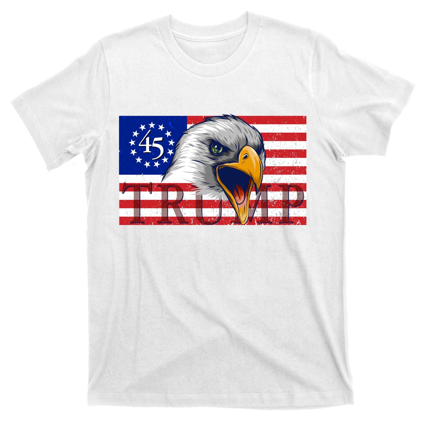 Donald Trump Eagle Betsy Ross Flag T-Shirt