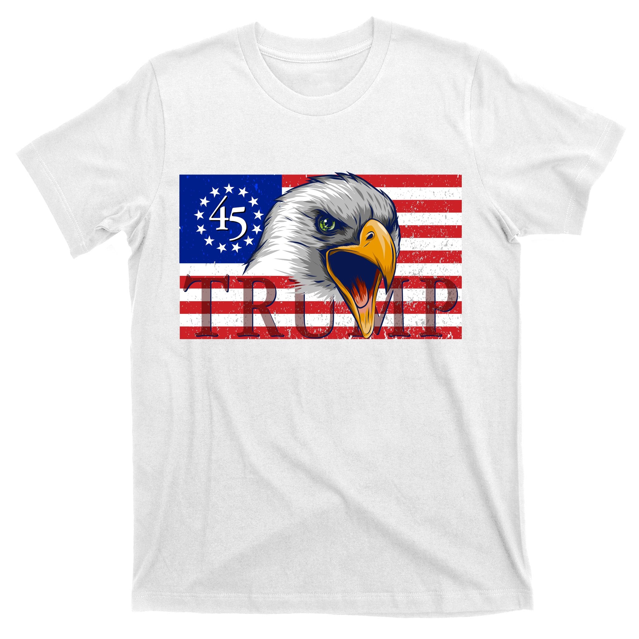 Donald Trump Eagle Betsy Ross Flag T-Shirt