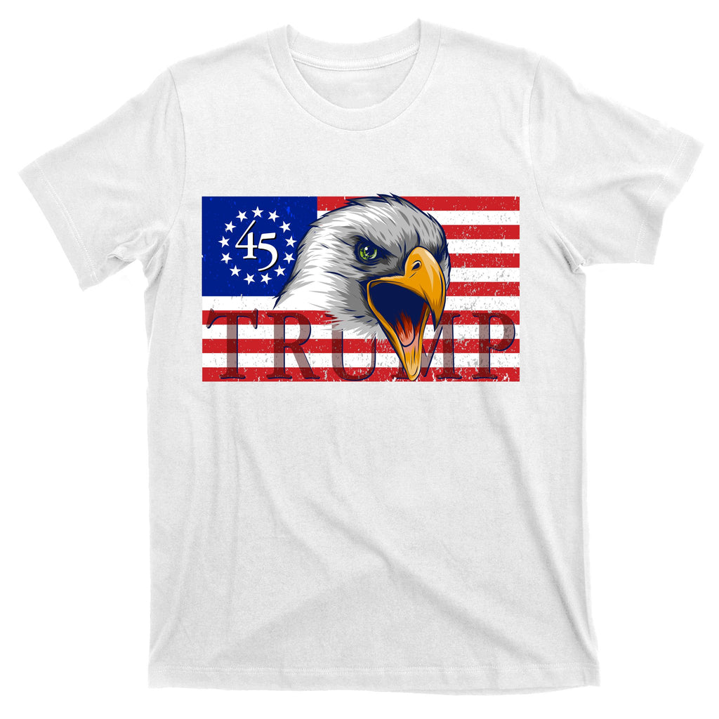 Donald Trump Eagle Betsy Ross Flag T-Shirt