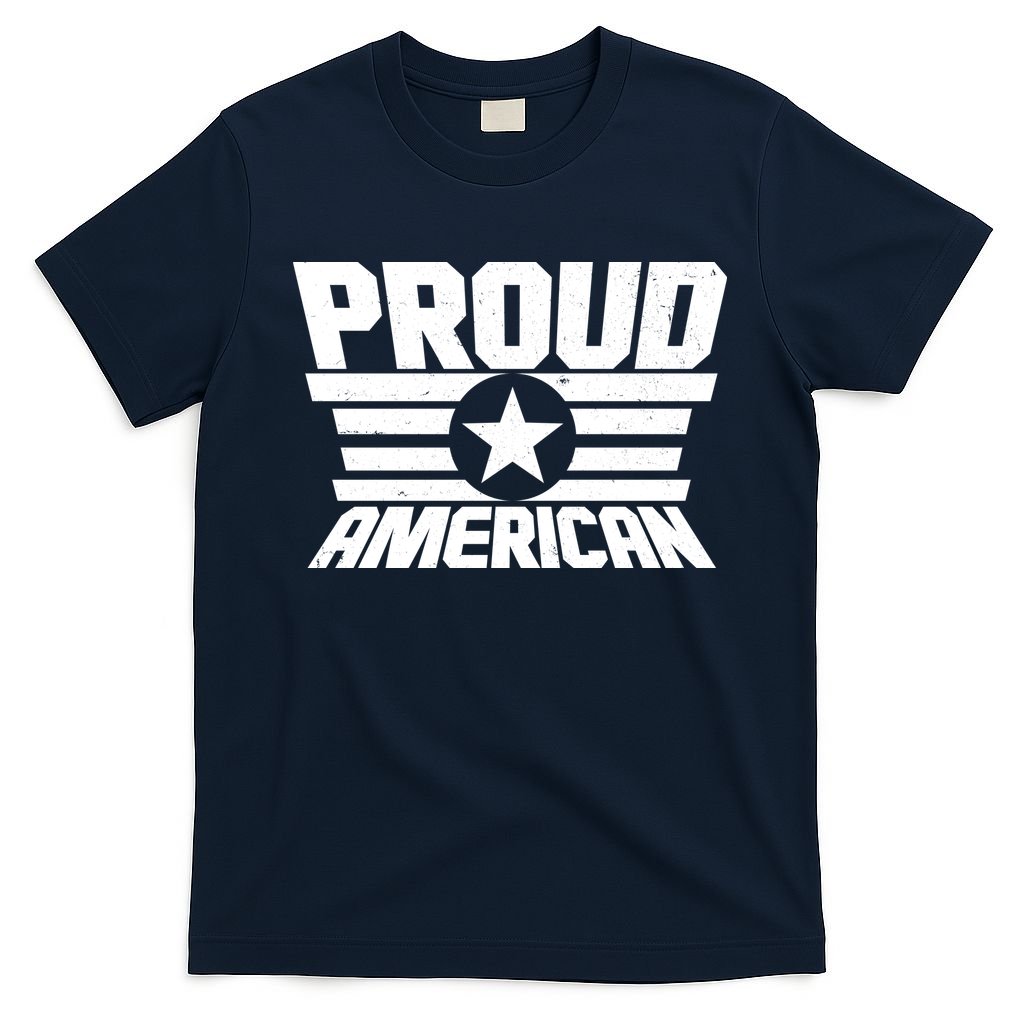 Distressed Proud American USA Patriot T-Shirt