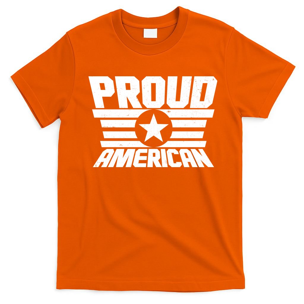 Distressed Proud American USA Patriot T-Shirt