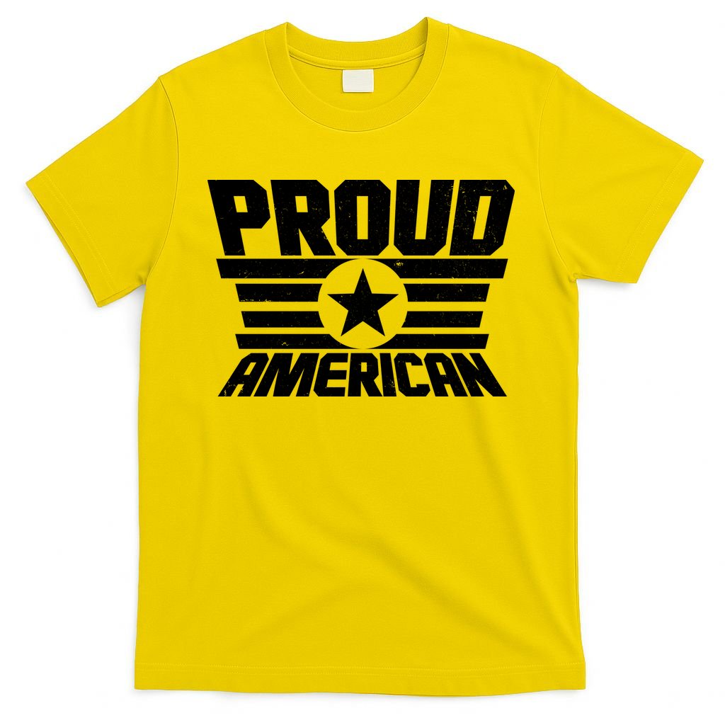 Distressed Proud American USA Patriot T-Shirt