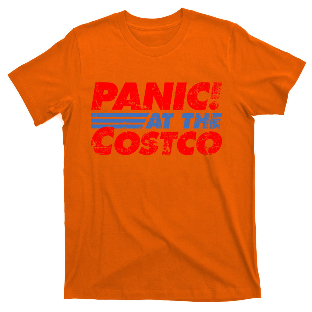 Distressed Panic At The Costco Funny Meme T-Shirt