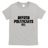 Defund Politicians Distressed Vintage USA Flag T-Shirt