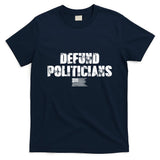 Defund Politicians Distressed Vintage USA Flag T-Shirt