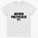 Defund Politicians Distressed Vintage USA Flag T-Shirt
