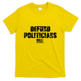 Defund Politicians Distressed Vintage USA Flag T-Shirt