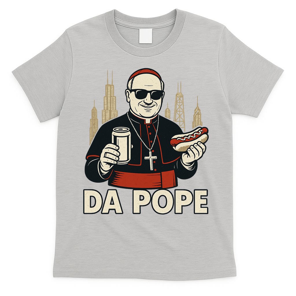 Da Pope From America Chicago Pope Leo XIV T-Shirt