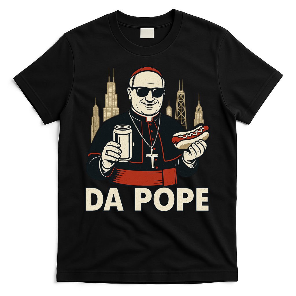 Da Pope From America Chicago Pope Leo XIV T-Shirt