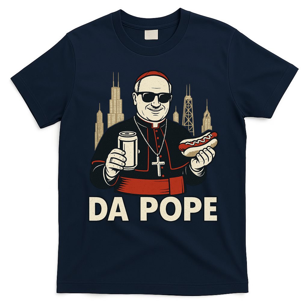 Da Pope From America Chicago Pope Leo XIV T-Shirt