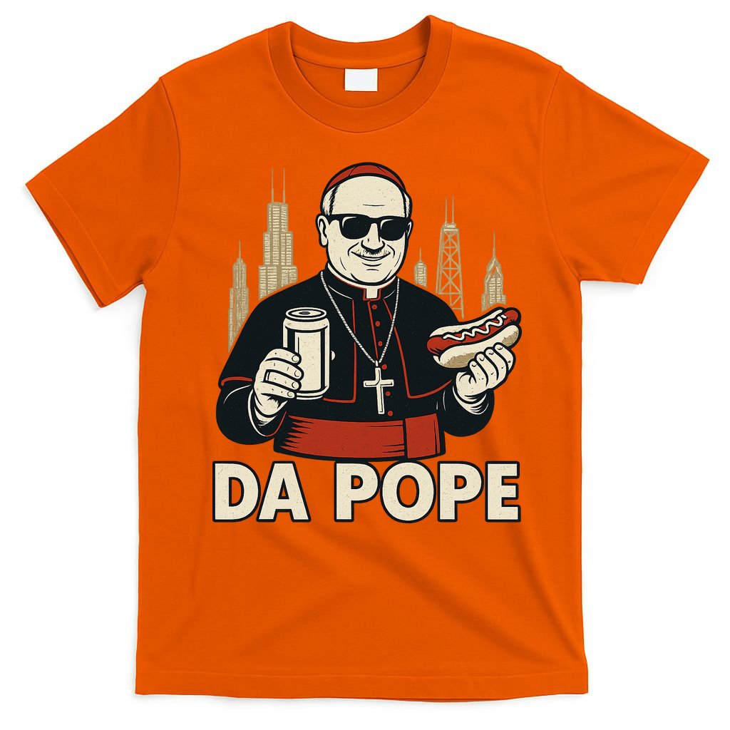 Da Pope From America Chicago Pope Leo XIV T-Shirt