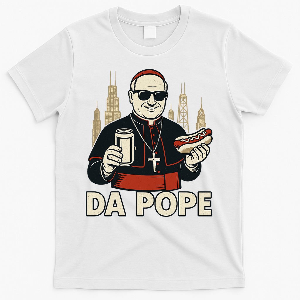 Da Pope From America Chicago Pope Leo XIV T-Shirt