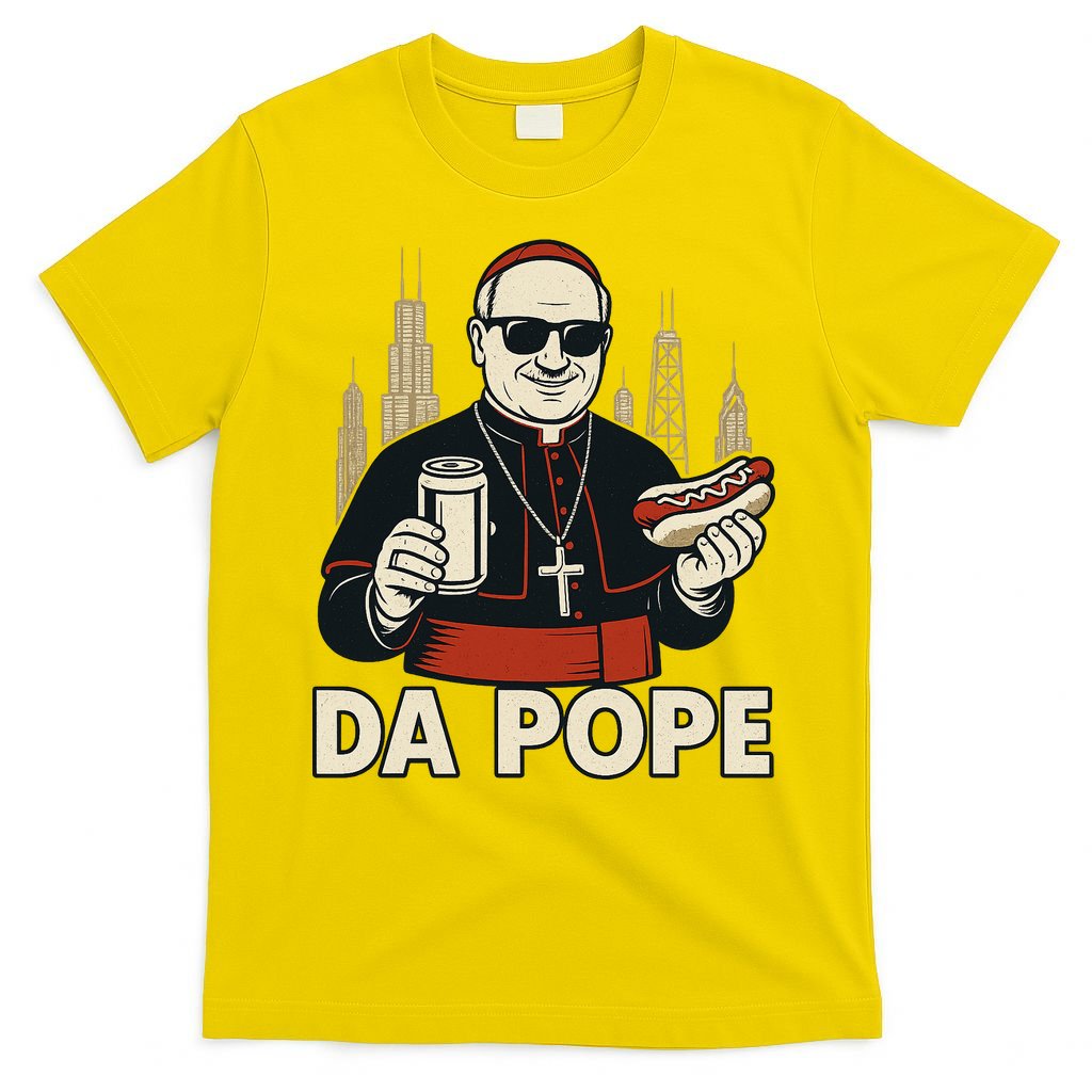 Da Pope From America Chicago Pope Leo XIV T-Shirt
