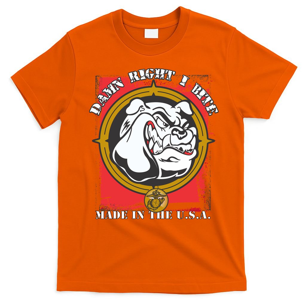 Damn Right I Bite Made In The USA Dog T-Shirt