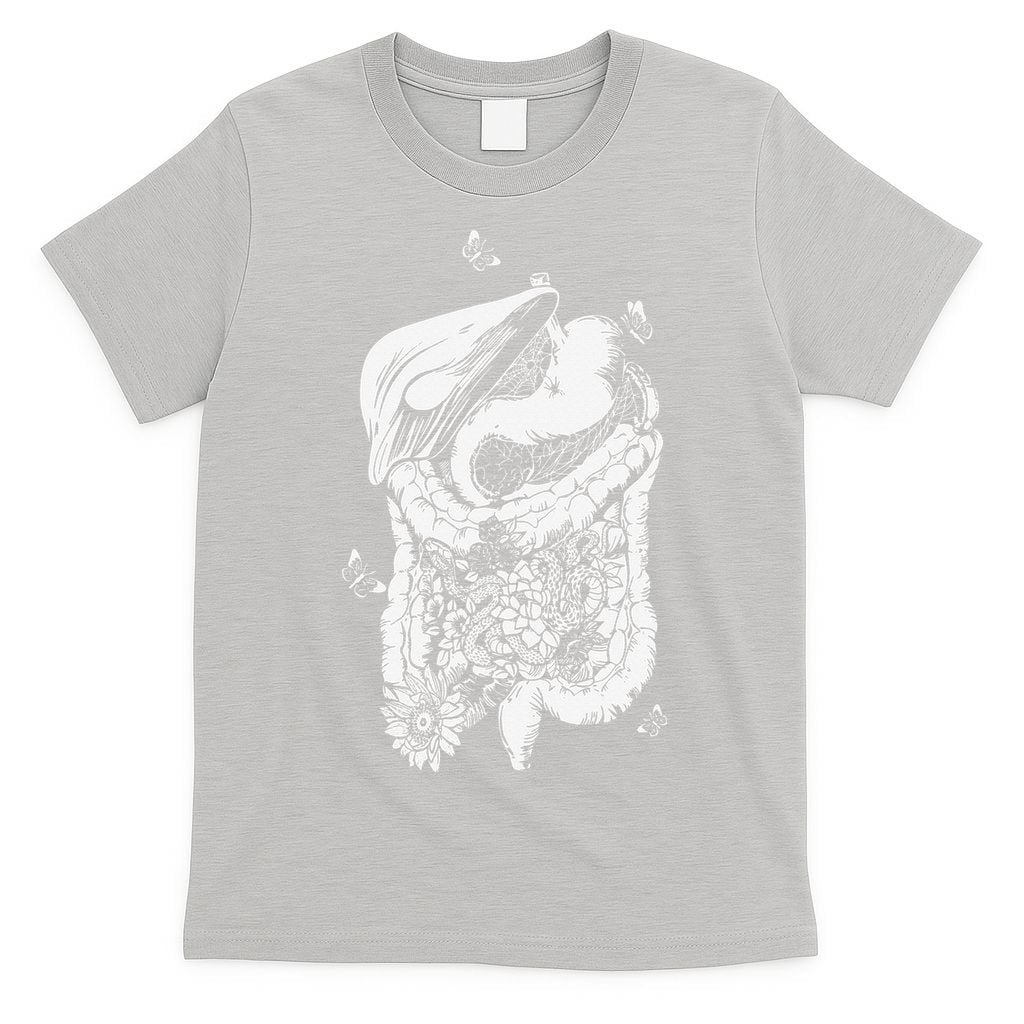 Digestive System Anatomy Flower GI Nurse Gastroenterology T-Shirt