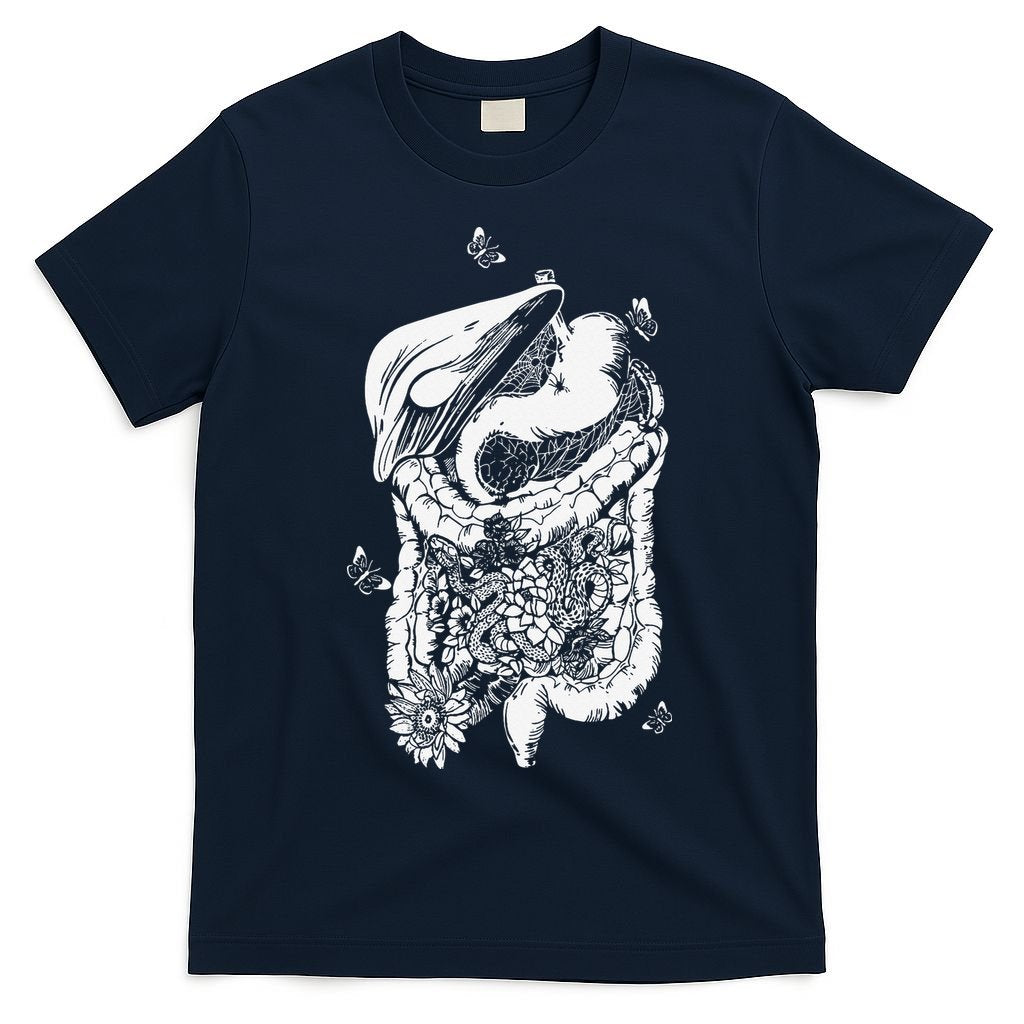 Digestive System Anatomy Flower GI Nurse Gastroenterology T-Shirt